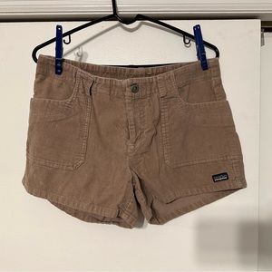 Patagonia khaki corduroy shorts